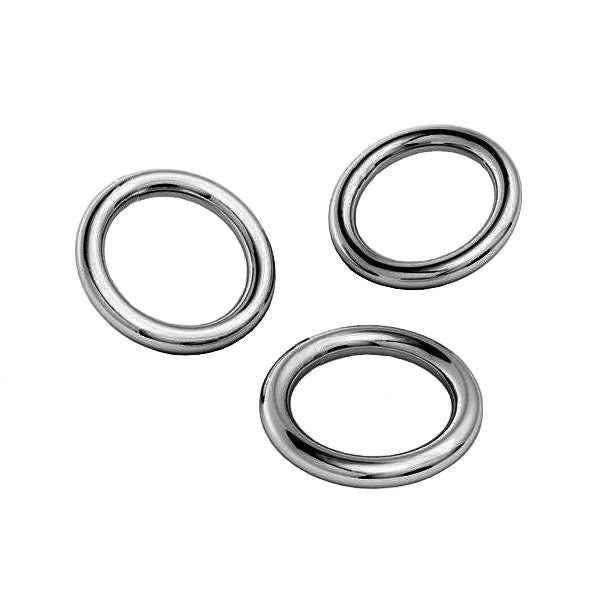 Motringar 925 Silver Svart Rhodium - 4.8x0.8mm, 10-pack Hilmas Pyssel