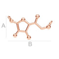 Berlock 925 Silver 18K Rose Gold plated - Vitamin C 1 syck Hilmas Pyssel