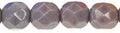 Tjeckiska Firepolish - Opaque Purple 6mm, 25-pack Hilmas Pyssel