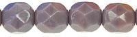 Tjeckiska Firepolish - Opaque Purple 6mm, 25-pack Hilmas Pyssel