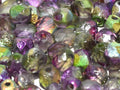 Tjeckiska Firepolish - Etched Crystal Magic Orchid 6mm, 25-pack Hilmas Pyssel