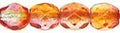 Tjeckiska Firepolish - Fuchsia/Cantaloupe 4 mm 50-pack Hilmas Pyssel