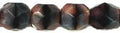 Tjeckiska Firepolish - Pink Black Stripe 4 mm 50-pack Hilmas Pyssel