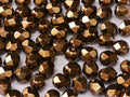 Tjeckiska Firepolish - Heavy Metall Jet LT Bronze 4mm, 50-pack Hilmas Pyssel
