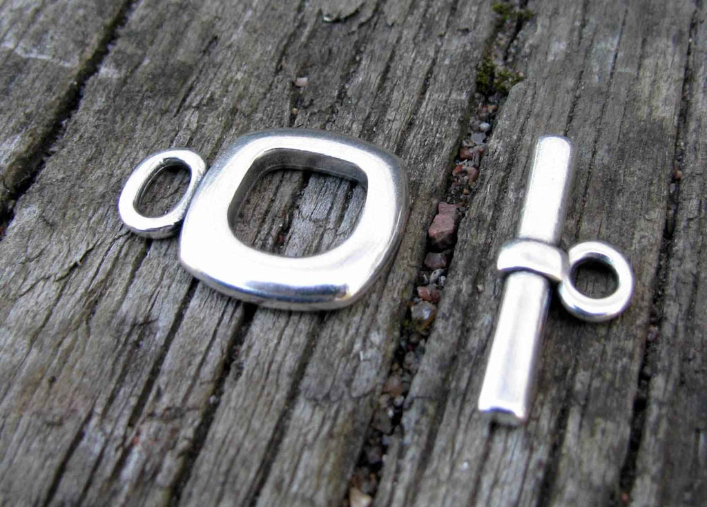 Stavlås Silverfärgat - Enkel Fyrkantig 16mm, 1 Set