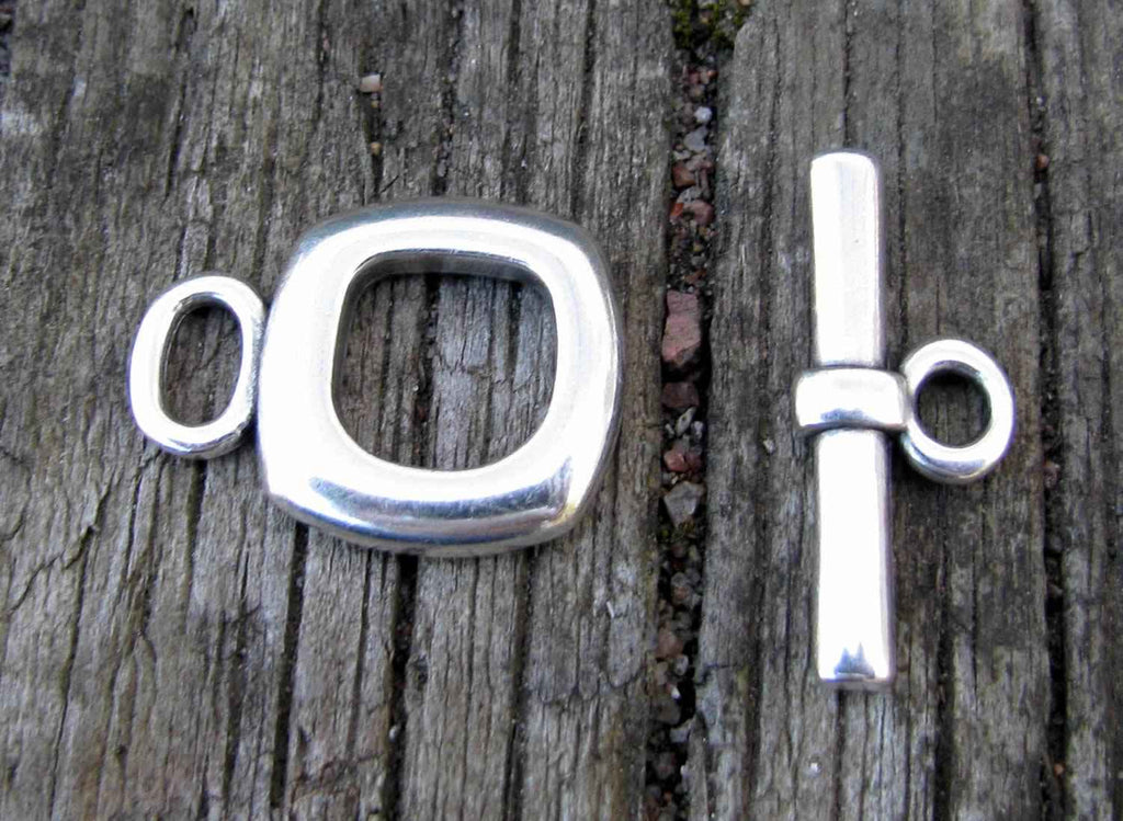 Stavlås Silverfärgat - Enkel Fyrkantig 16mm, 1 Set
