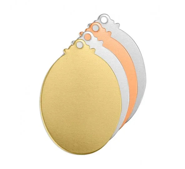 Stansbar Tag Oval ImpressArt Premium - 32mm (2-12st) ImpressArt