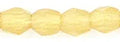 Tjeckiska Firepolish - Milky Topaz 3 mm, 50-pack Hilmas Pyssel