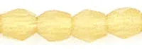 Tjeckiska Firepolish - Milky Topaz 3 mm, 50-pack Hilmas Pyssel