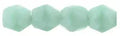 Tjeckiska Firepolish - Opaque Azur Turquoise 3 mm, 50-pack Hilmas Pyssel