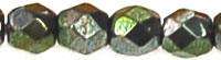 Tjeckiska Firepolish - Light Metallic Green 3 mm, 50-pack Hilmas Pyssel
