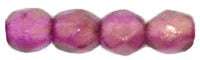 Tjeckiska Firepolish - Halo Madder Rose 3 mm, 50-pack Hilmas Pyssel