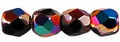 Tjeckiska Firepolish - Vitex Jet 3 mm, 50-pack Hilmas Pyssel