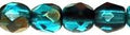 Tjeckiska Firepolish - Blue Iris - Capri Blue 3 mm, 50-pack Hilmas Pyssel