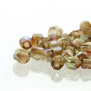Tjeckiska Firepolish - Crystal Brown Rainbow, True2 mm, 2 gram Hilmas Pyssel