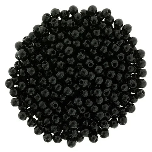 Tjeckiska Druk (Runda) - Jet 2mm, 50-pack Hilmas Pyssel