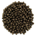 Tjeckiska Druk (Runda) - Jet Bronze 2mm, 50-pack Hilmas Pyssel