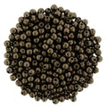 Tjeckiska Druk (Runda) - Matte Dark Bronze 2mm, 50-pack Hilmas Pyssel