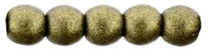 Tjeckiska Druk (Runda) - Metallic Suede Gold 2mm, 50-pack Hilmas Pyssel