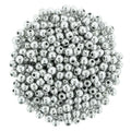 Tjeckiska Druk (Runda) - Silver 2mm, 50-pack Hilmas Pyssel