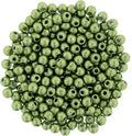 Tjeckiska Druk (Runda) - Saturated Metallic Greenery 2mm, 50-pack Hilmas Pyssel