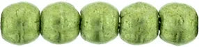 Tjeckiska Druk (Runda) - Saturated Metallic Greenery 2mm, 50-pack Hilmas Pyssel
