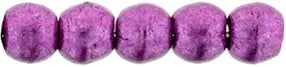 Tjeckiska Druk (Runda) - Saturated Metallic Pink Yarrow 2mm, 50-pack Hilmas Pyssel