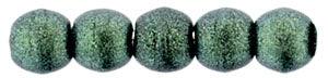 Tjeckiska Druk (Runda) - Metallic Suede LT Green 2mm, 50-pack Hilmas Pyssel