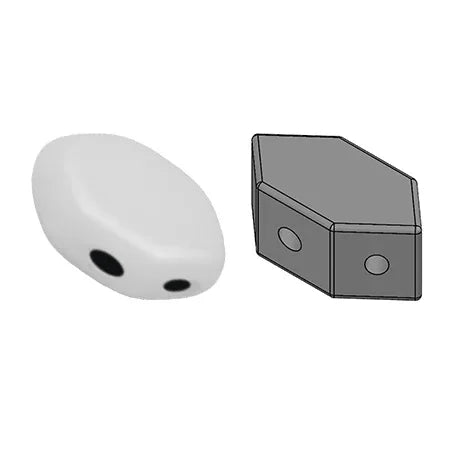 Paros® Par Puca® - Opaque White, 10 gram Les perles par Puca® - Paris