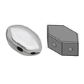 Paros® Par Puca® - Argentees / Silver, 10 gram Les perles par Puca® - Paris