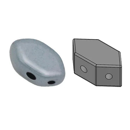 Paros® Par Puca® - Opaque Blue Ceramic Look, 10 gram Les perles par Puca® - Paris
