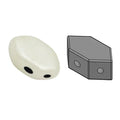 Paros® Par Puca® - Opaque White Ceramic Look, 10 gram Les perles par Puca® - Paris