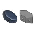 Paros® Par Puca® - Metallic Matte Dark Blue, 10 gram Les perles par Puca® - Paris