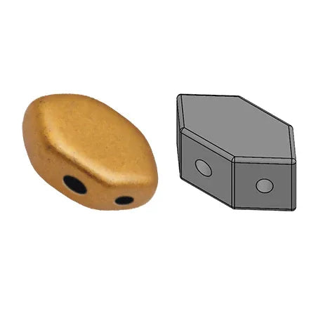 Paros® Par Puca® - Bronze Gold Matte, 10 gram Les perles par Puca® - Paris