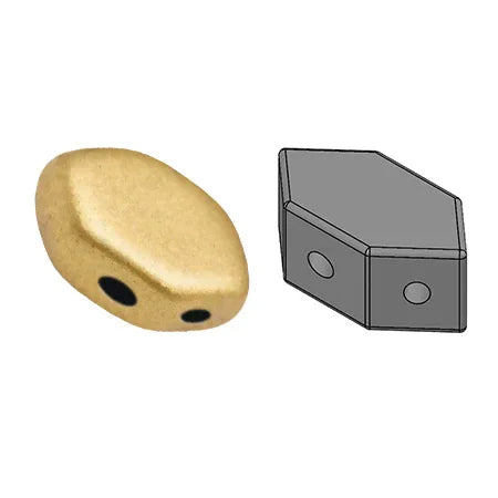Paros® Par Puca® - Light Gold Matte, 10 gram Les perles par Puca® - Paris