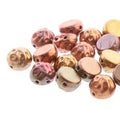 Baroque Cabochon - Gold Rainbow 7mm 2-håls 10-pack Hilmas Pyssel