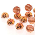 Baroque Cabochon - Crystal Sunset 7mm 2-håls 10-pack Hilmas Pyssel