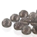 Baroque Cabochon - Backlit Petroleum Matte 7mm 2-håls 10-pack Hilmas Pyssel