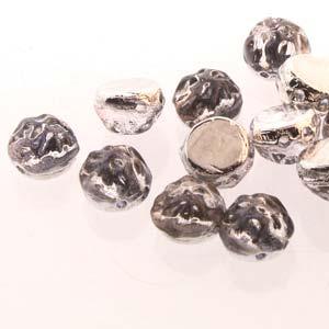 Baroque Cabochon - Backlit Periwinkle 7mm 2-håls 10-pack Hilmas Pyssel