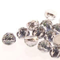 Baroque Cabochon - Backlit Uranium 7mm 2-håls 10-pack Hilmas Pyssel