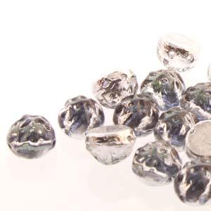 Baroque Cabochon - Backlit Uranium 7mm 2-håls 10-pack Hilmas Pyssel