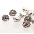 Baroque Cabochon - Backlit Petroleum 7mm 2-håls 10-pack Hilmas Pyssel
