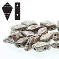 Kite Bead - Silver Splash Red Opaque 9x5mm 10 gram Hilmas Pyssel