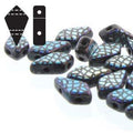 Kite Bead - Jet Laser Snakeskin 9x5mm, 5 gram Hilmas Pyssel