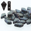 Kite Bead - Jet Laser Matte Snakeskin 9x5mm, 5 gram Hilmas Pyssel