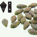 Kite Bead - Wasabi Laser Matte Snakeskin 9x5mm, 5 gram Hilmas Pyssel