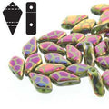 Kite Bead - Wasabi Laser Cracked 9x5mm 5 gram Hilmas Pyssel