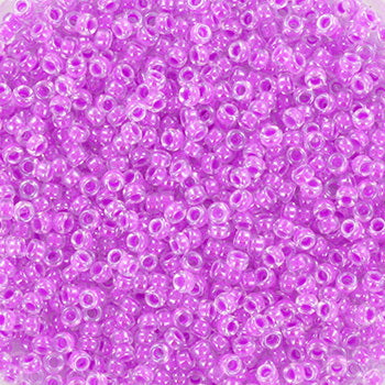 Miyuki Seed Beads - Luminous Plum Crazy 8/0, 10 gram Miyuki