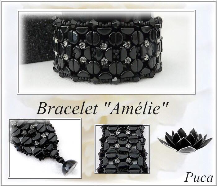Mönsterarmband - AMELIE Les perles par Puca® - Paris