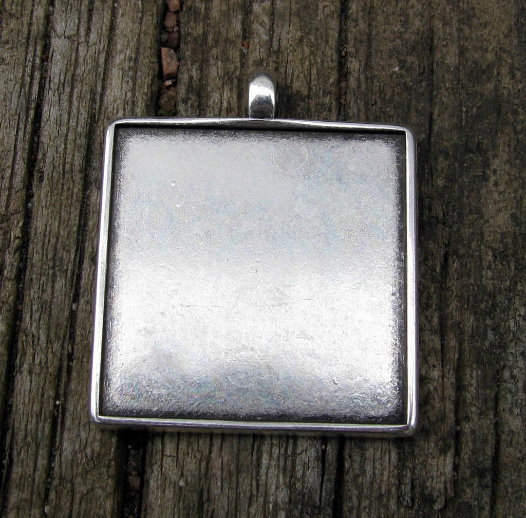 Ramberlock Silverfärgad - Fyrkantig 25mm 1 styck Grekisk Metall